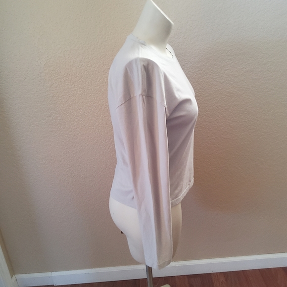 James Perse Crew Neck Long Sleeve Tee T-Shirt L Grey New - Picture 3 of 10